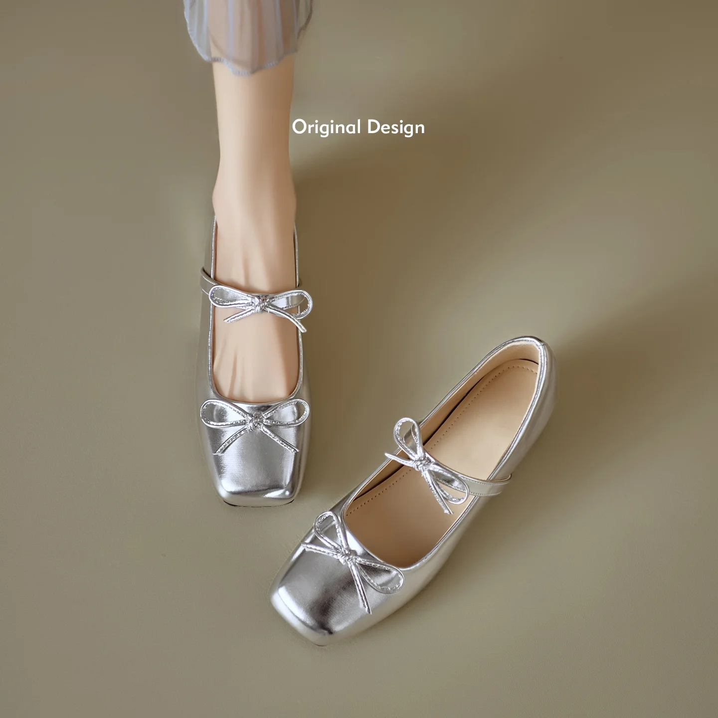 ballerines-plates-pour-femmes-en-cuir-d'agneau-a-bout-carre-avec-nœud-rehaussantes-a-enfiler-semelle-en-caoutchouc-antiderapante-pour-toutes-les-saisons