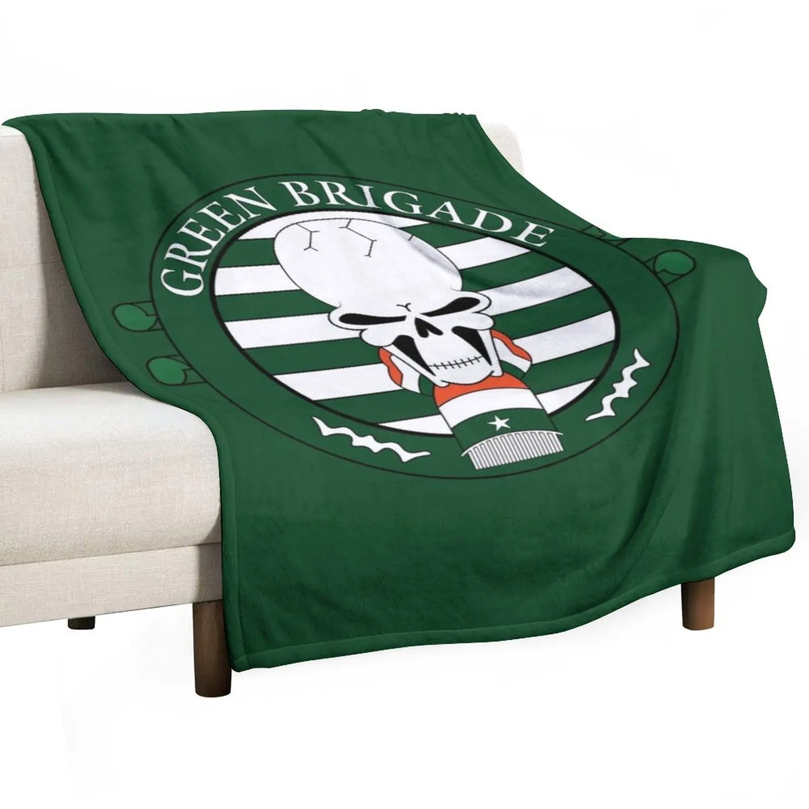 

Green Brigade Throw Blanket Soft Plaid decorative Summer Beddings Heavy Blankets
