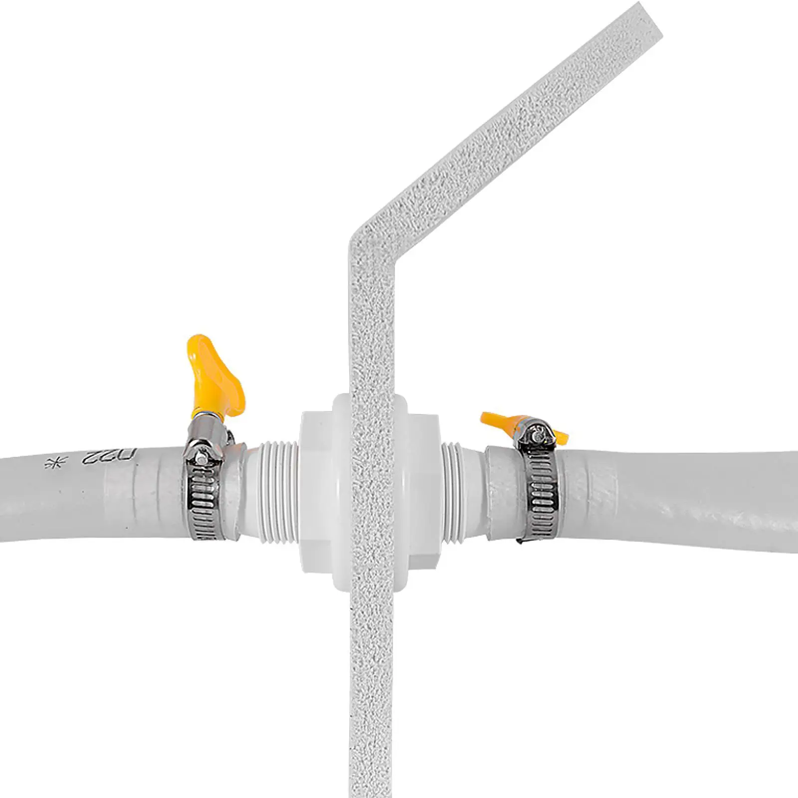 

19mm Hose Connector Adapter Repair Parts Hose Barb Bulkhead Easy Installation