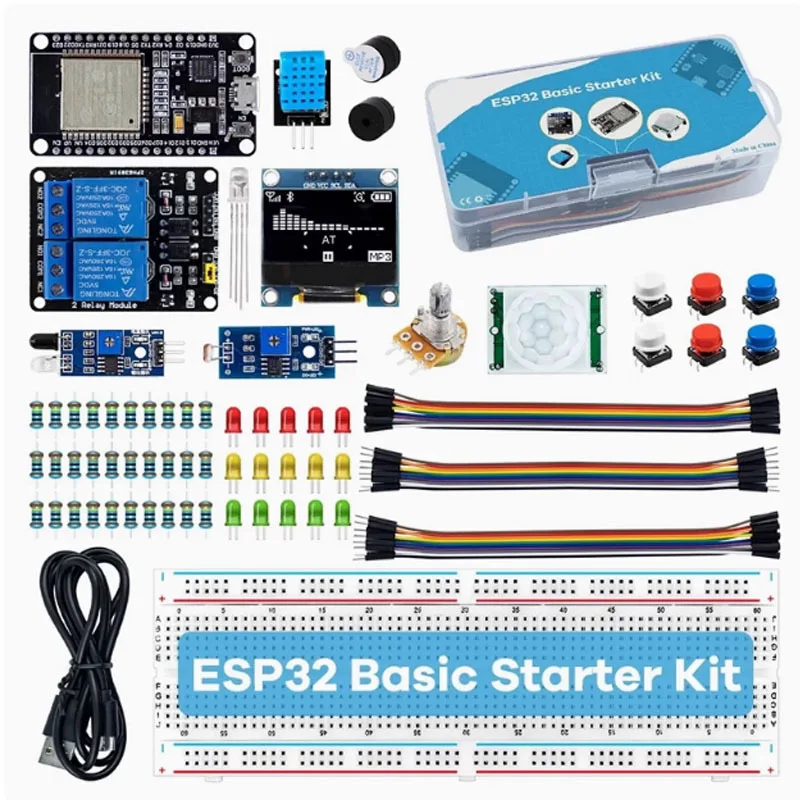WiFi Wireless Module Maker Kit, Complete Starter Accessories Set, Perfect for Electronic Learning and DIY Circuit Projects