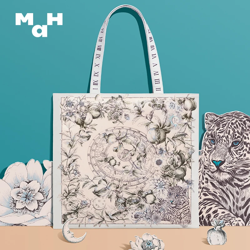 MAH 2022 Summer Tote Bag Large Capacity Niche Style Women Bag Casual Shopping Shoulder Bag Outdoor Commuting Professional Bag