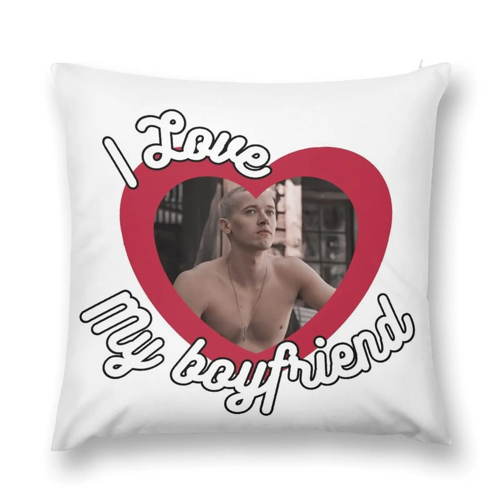 I love my boyfriend Tom Blyth Throw Pillow christmas decorations for home 2025 Decorative pillowcase pillow