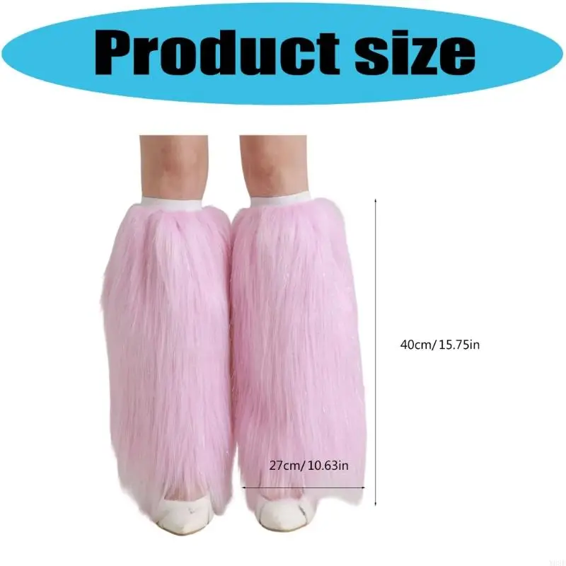 Kerst Beenwarmer Warme Pluche Beenhoezen Voor Vrouwen Tieners Meisje Festival Verzamelen En Toneelvoorstellingen Dressingup Y08E