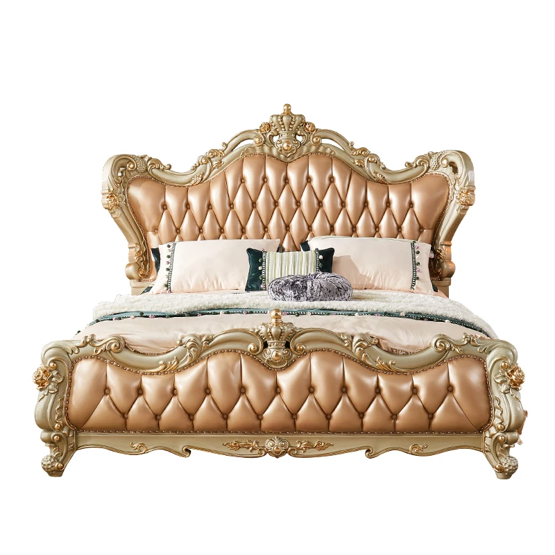 Noble Bedroom Furniture Set Luxury King Size Bed Modern Furniture Set , Modern Luxury Furniture Sets Worth Having