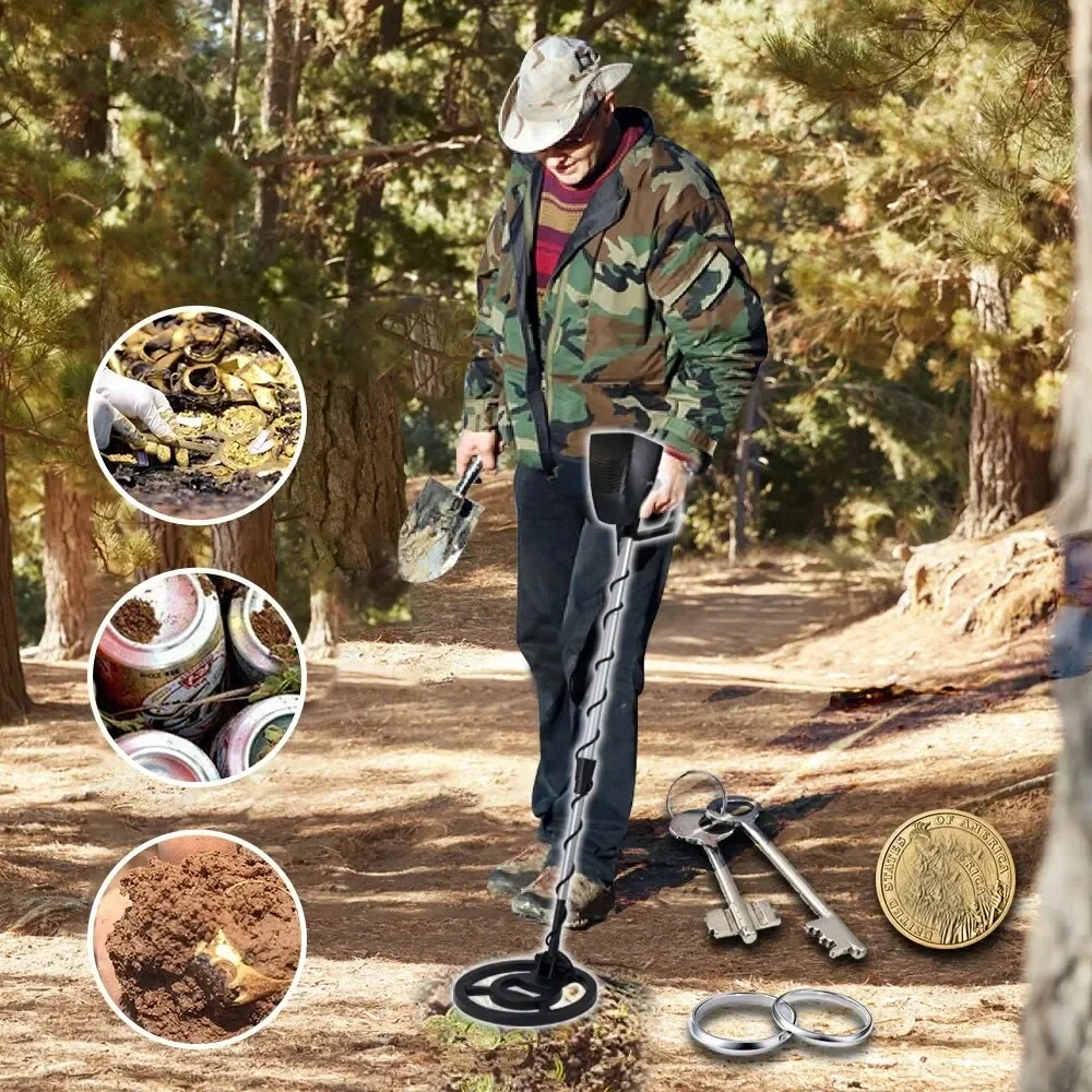 MD-4090 Professional Metal Detector Finder Waterproof Search Coil Seeker Treasure Underground Gold Detector High Accuracy