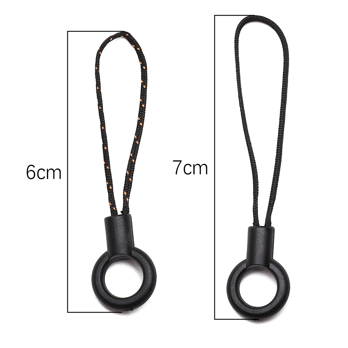 2 قطعة 6/7 سنتيمتر الحبل الحبال سلاسل المفاتيح السنانير شريط لتعليق الهاتف المحمول السحر الاكريليك مفتاح قلادة عصابة ظهره DIY بها بنفسك مجوهرات اكسسوارات