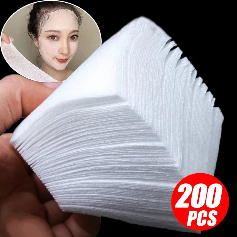 Wet Cotton Pads Stretch Disposable Water Saving Makeup Tools Daily Soft Removal Tool Remover Practical Face Wipe Cleaning Paper