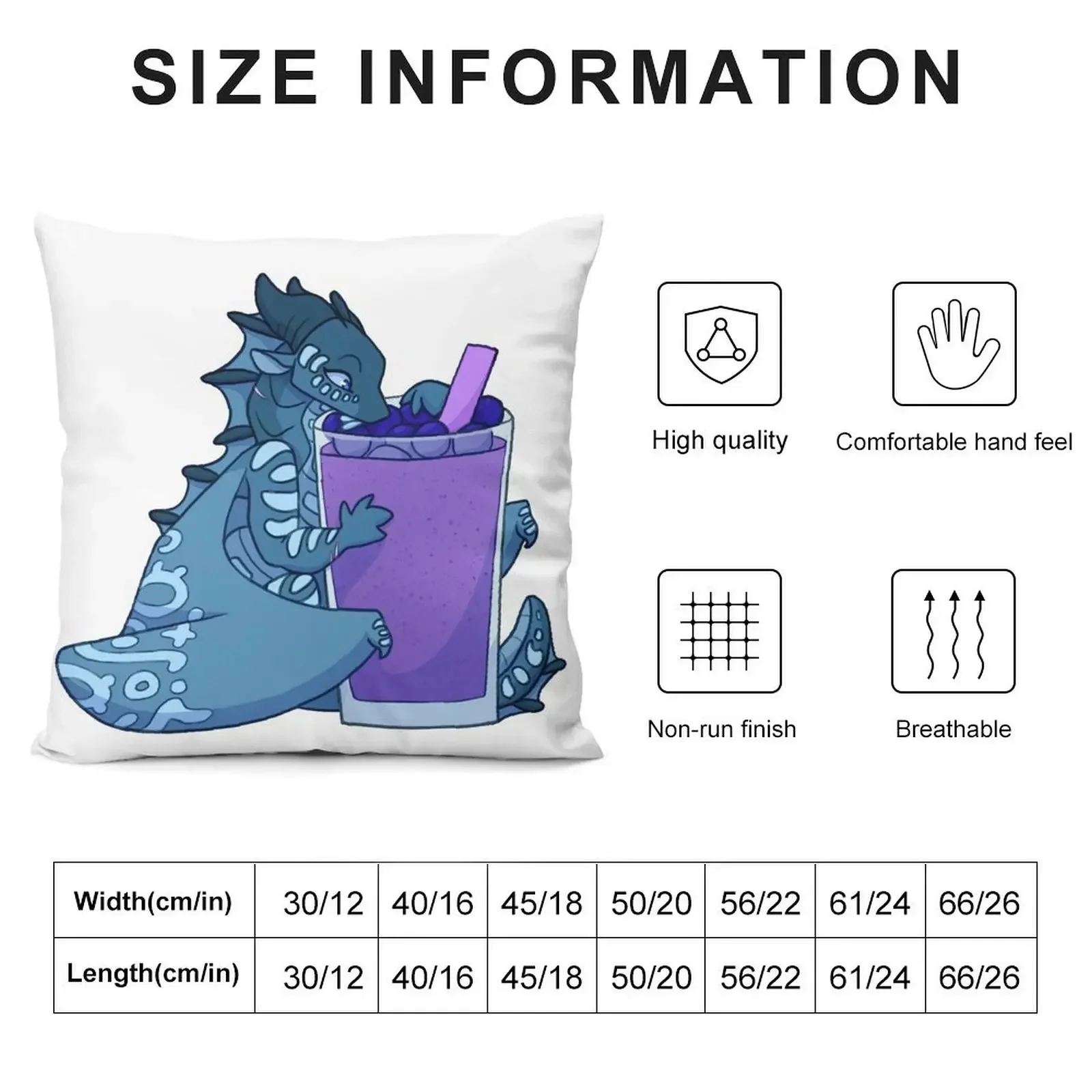 Tsunami with Blueberry Smoothie Throw Pillow Cushion Cover For Sofa Luxury Pillow Cover Cushion Child pillow