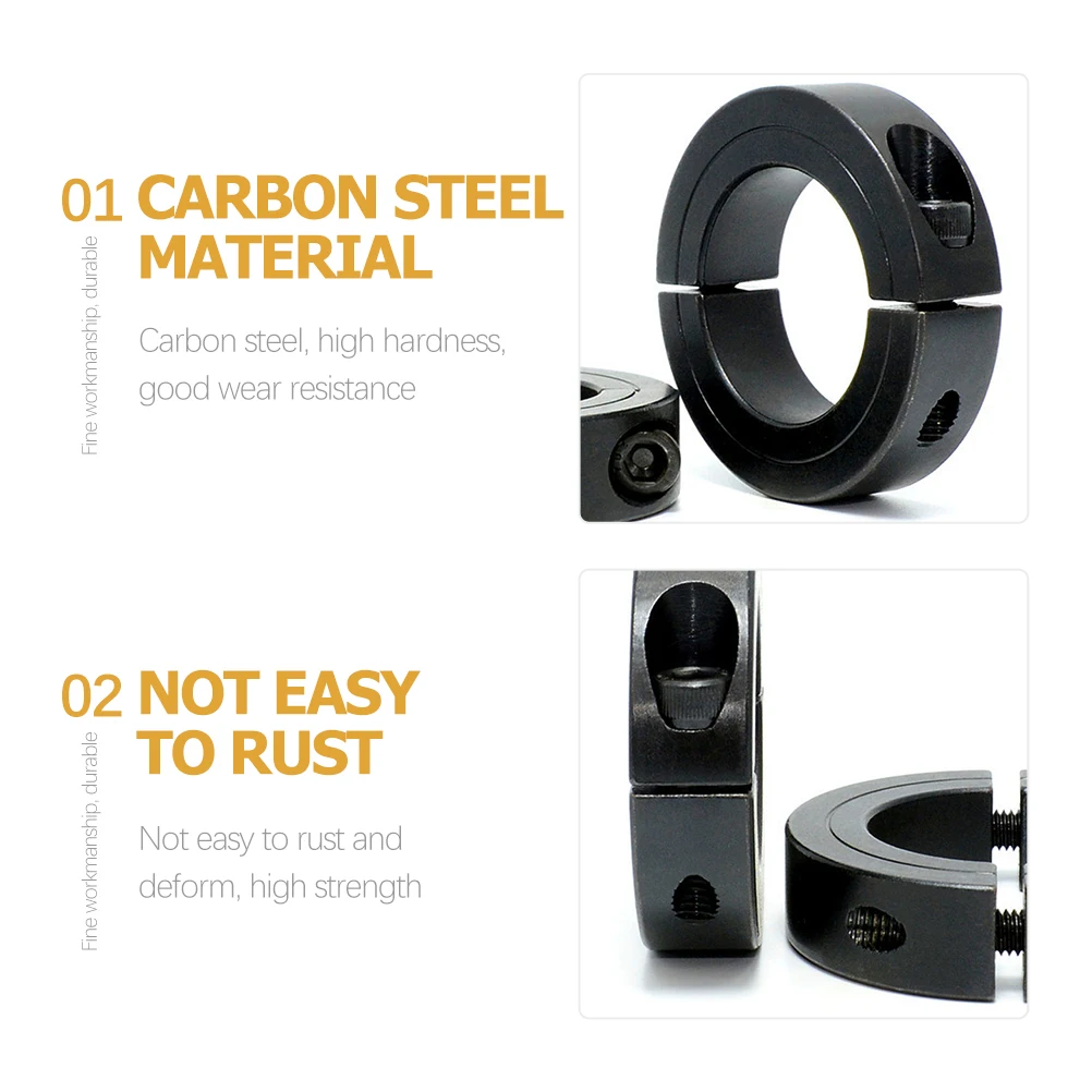 

Steel Shaft Clamping Retaining Split Fixing For Motors Agricultural Machinery High Strength Wear Resistant Easy Install No Rust