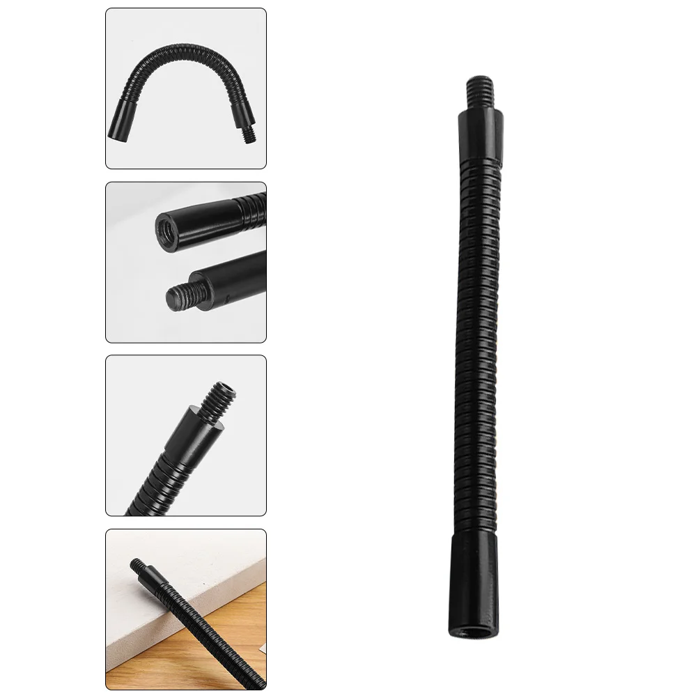 

18cm Black Microphone Stand Connection Hose 3 8 Inch Interface Mic Holder Extension Tube for Better Recording Results