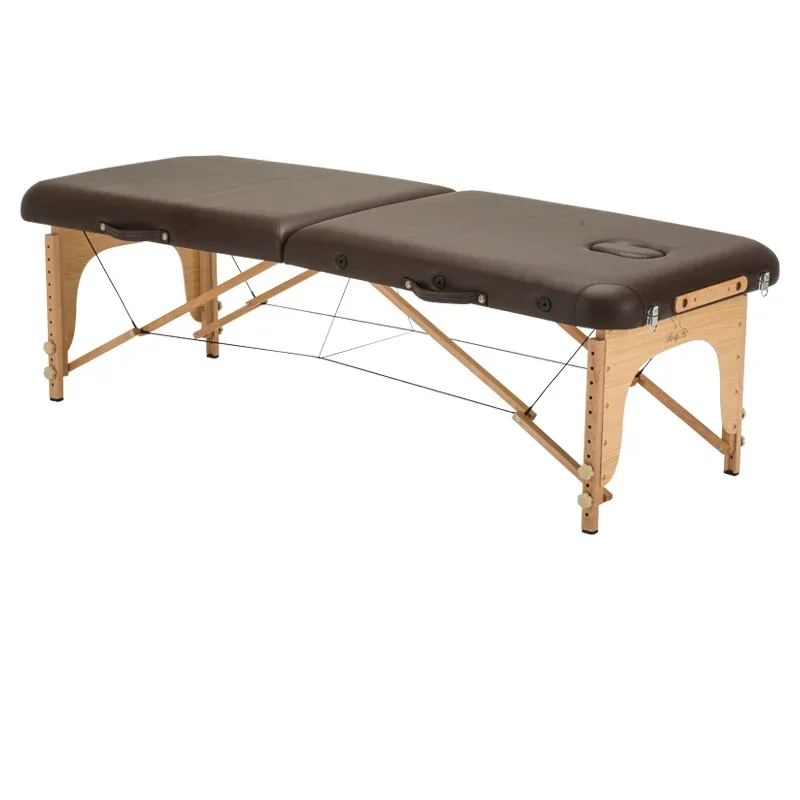 Space-saving Lift Massage Bed Eyelashes Cervical Spine Massage Table Fold Portable Lettino Per Massaggi Salon Furniture