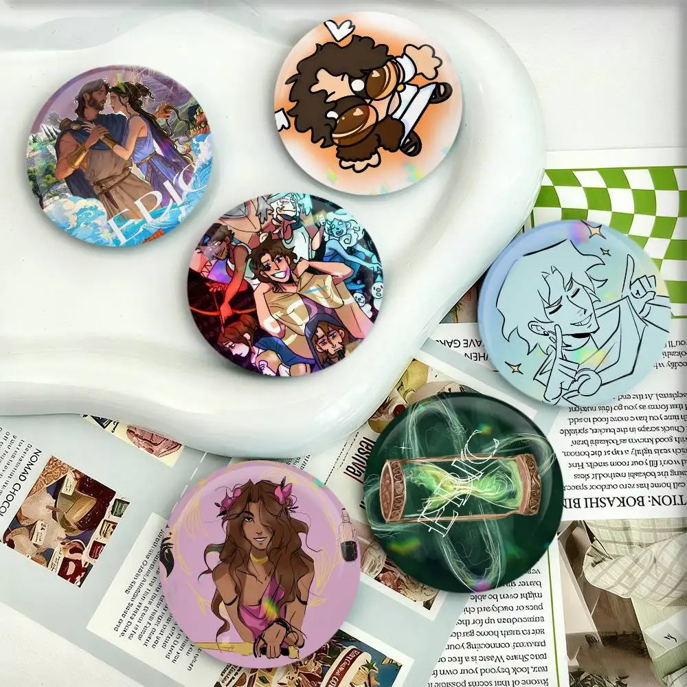 

E-Epic The Musical Badges 25 32 44 58 75 mm Round Fans Collect Friends Gifts Brooch Souvenir