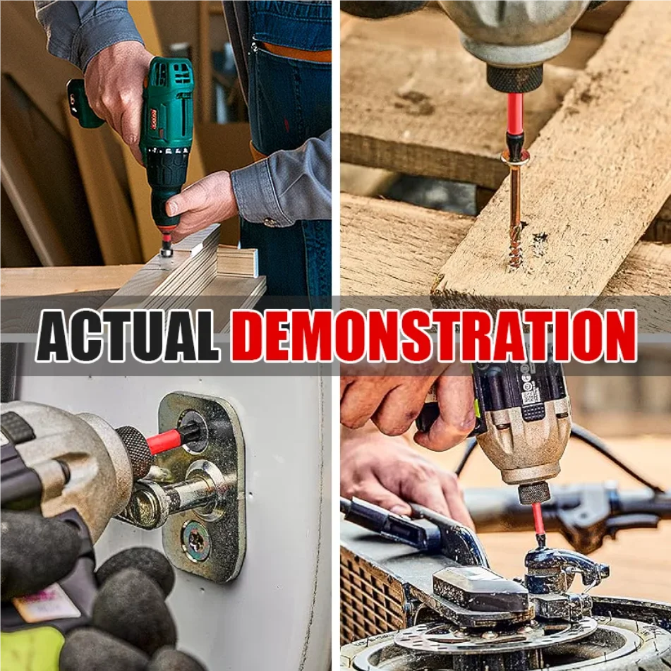 31pcs Electric Screwdriver Bit Set Durable Alloy Oil-rubbed Finish Waterproof Includes Phillips Hexagon Torx Sockets With Case