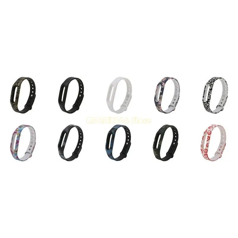 F62C for Mi Band 1 Band Adjustable Watch Bracelet Silica Smartwatch Band Strap