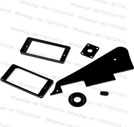 1-слойный черный набор винтов для задней панели накладки, кольцо для захвата хамбакера и кольцо переключателя, подходит для замены накладки Les Paul 1-слойный черный набор винтов для задней панели накладки, кольцо для захвата хамбакера и кольцо переключателя, подходит для замены накладки Les Paul