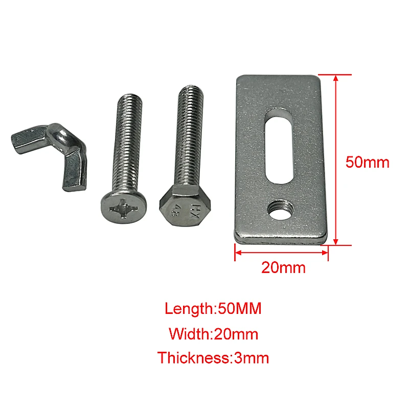 LY 4 Stück/Set Spannplatte für Graviermaschine CNC-Holzfräse, Schnitzwerkzeug, Befestigungsplatte – Detail 2