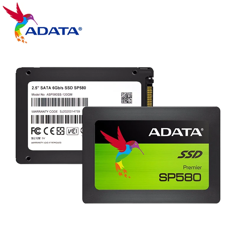 100% 오리지널 ADATA SSD SATA 솔리드 스테이트 드라이브, SP580, 120GB, 240GB, 480GB, 960GB, 2.5 인치 내장 하드 드라이브, NVMe PCIe 3.0 하드 디스크