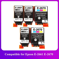 Epsonプリンターと互換性のあるインクカートリッジ,プレミアムカラー,WF-100W, WF-110W,t2661,t2670,266,t266,267,t267