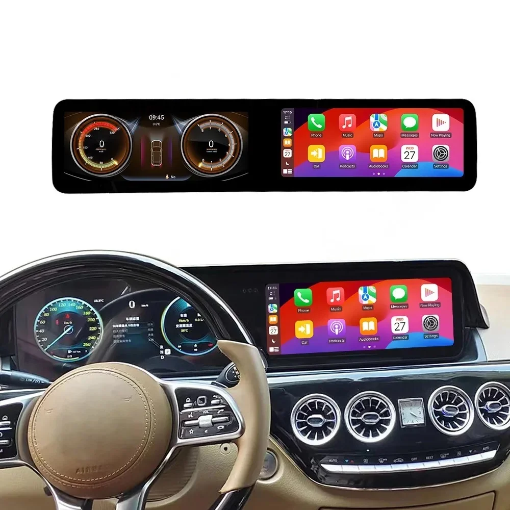 Dual Screen Android Radio For Mercedes-Benz S W221 W222 2005-2013 Carplay Car Sound GPS Navigation Multimedia Player Head unit