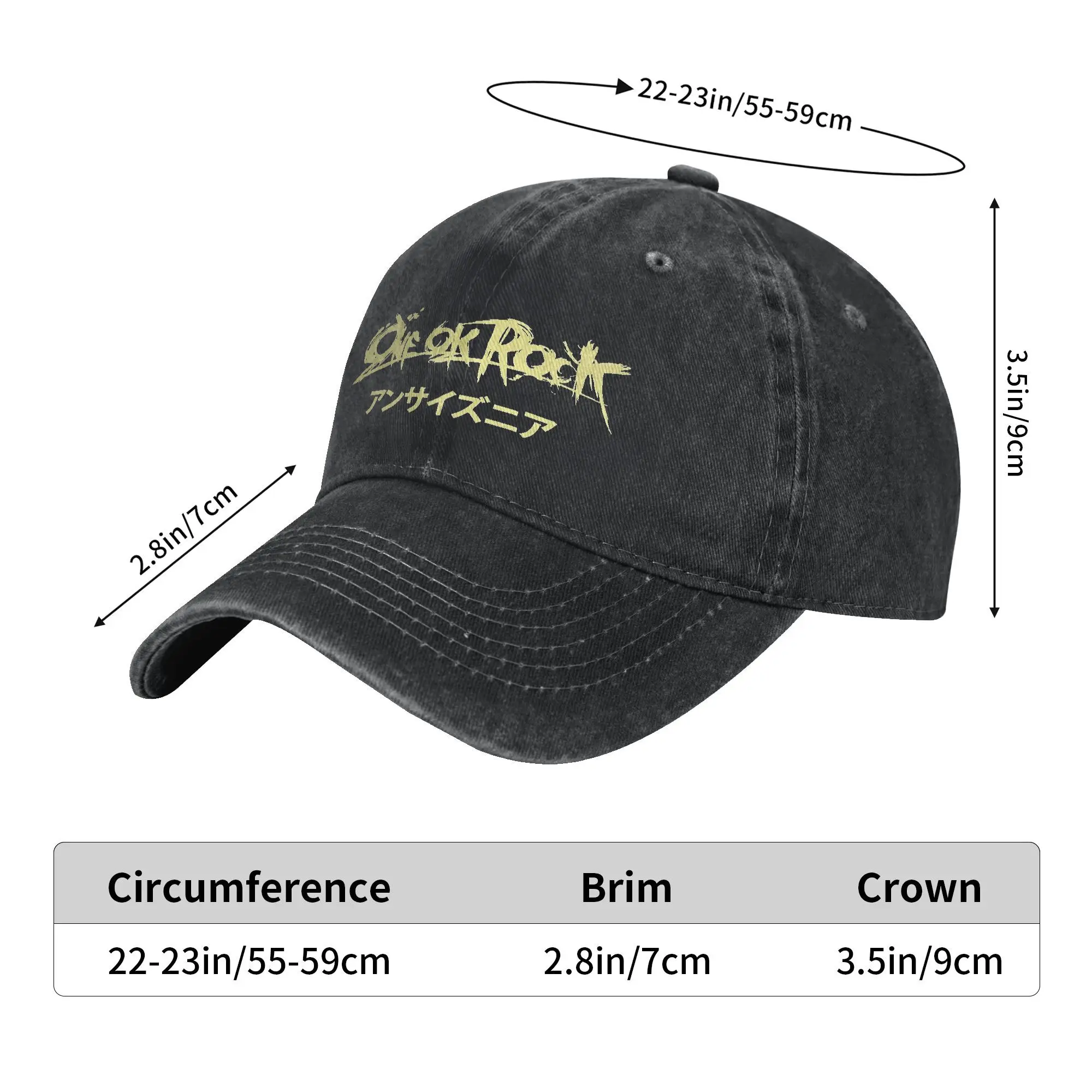 ONE OK ROCK Detox Europban Tour 2025 Outfits Baseball Caps Men Women Fashion  Caps Hat Adjustable Trucker Hat