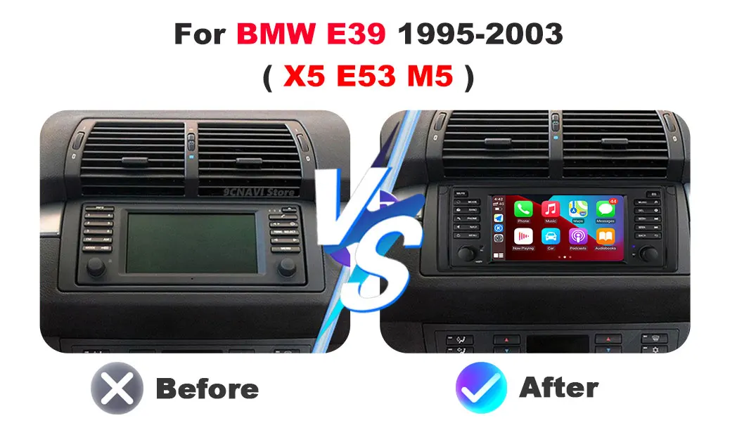 7' for BMW 5 E39 1995-2003 E53 X5 M5 Car Stereo Multimedia Android 16 Player Radio Autoradio CarPlay Auto GPS Navigation Tools