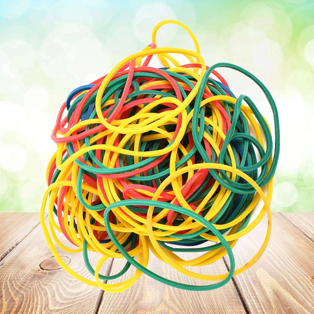 

100Pcs Colorful Rubber Bands Black Elastic Braiding for Tattoo Machine Stability Flexible Bands Accessories