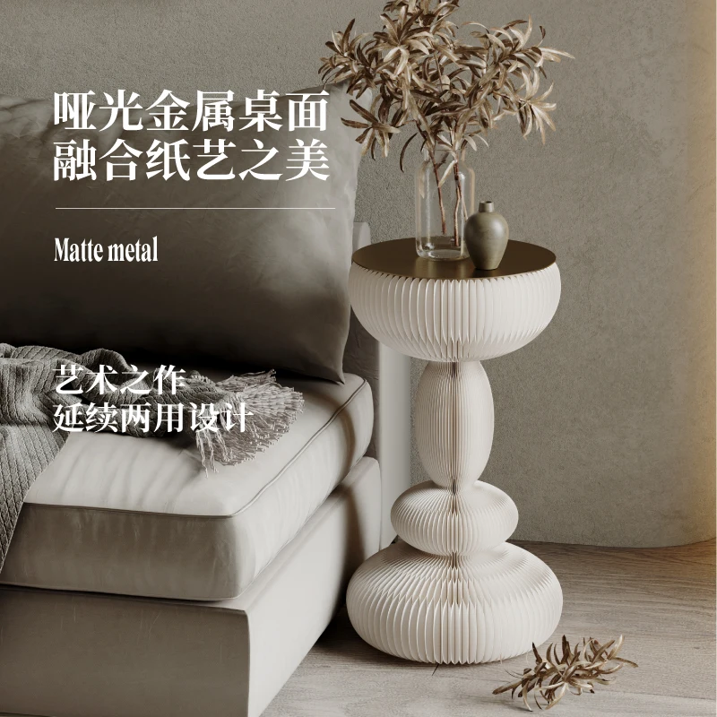 

Small coffee table, bedside, small round table, home furnishing, simple corner, light luxury mobile table