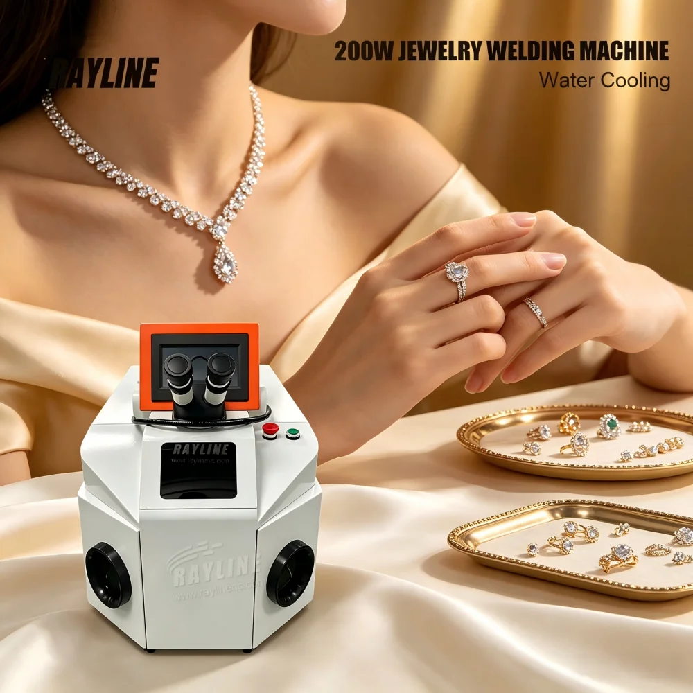 Good Price Factory Sale Micro Desktop Jewelry Welder 200W Pulse Laser Spot Machine for Fine Chain Link Ring Sizing Jewelry Work