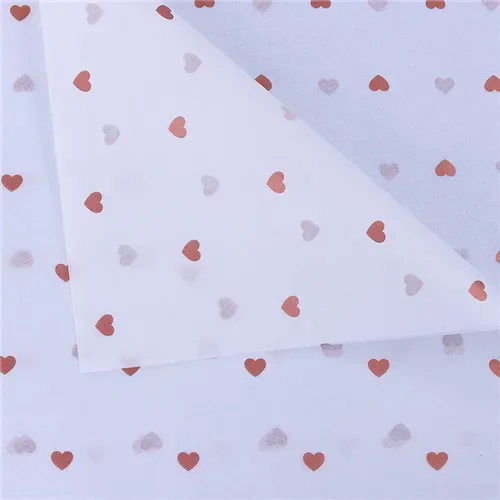 10 Vellen/lot 50*70 Cm Cadeaupapier DIY Handgemaakte Craft Ster Liefde Dot Patroon Tissuepapier bloemen Verpakkingsmateriaal