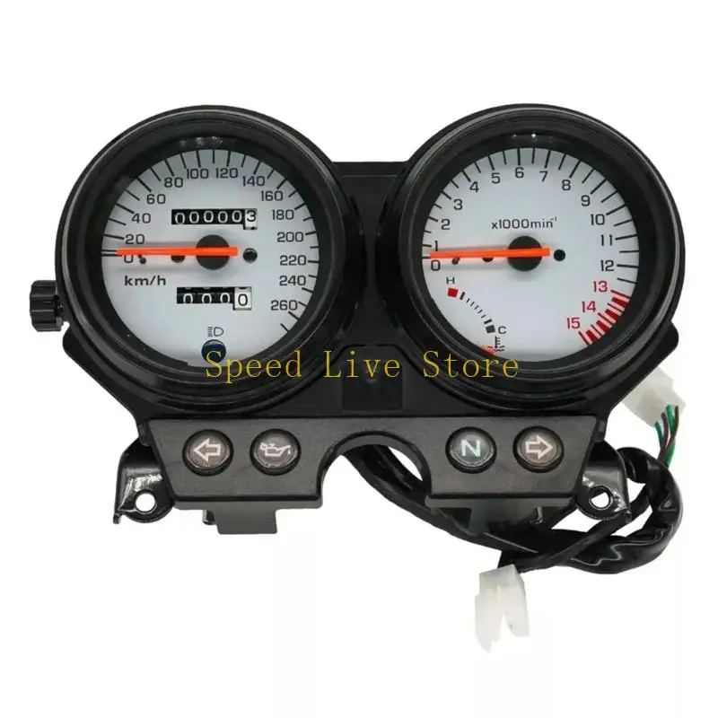 

547C Dashboard Speedometer Meter Instrument Cluster Gauge for CB600 Clear LCD Display