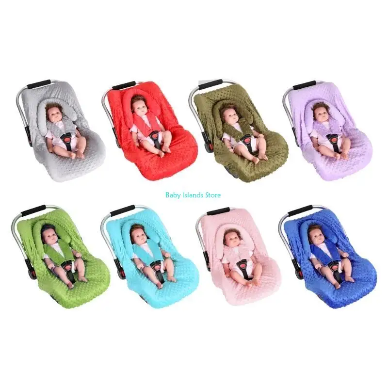 k92d 인체 공학적 베이비 헤드 지원 카시트 용 헤드 레스트 베개 기계 세탁 가능한 어깨 끈 커버 세트가있는 유모차