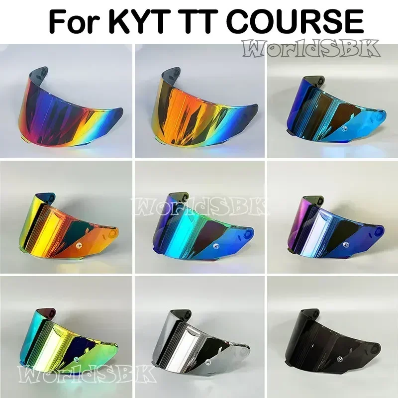 Motorcycle Helmet Visor for KYT TT COURSE Motorcycle Helmet Shield Windshield Sunscreen TTC Helmets Accessories High Strength