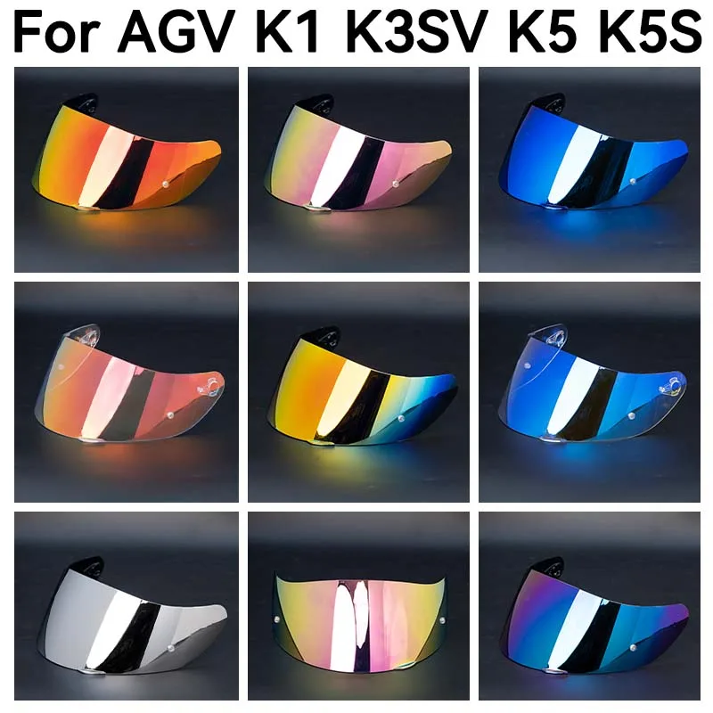 Visière de casque pour AGV K1 K5 K3SV, lunettes de casque détachables, lentille de casque de moto