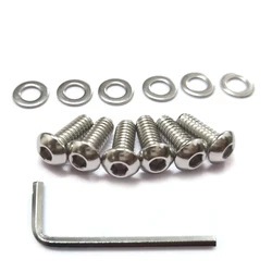 Motorcycle Stainless Derby Cover Screw Bolt & Washers For Harley Touring Dyna Softail Sportster XL883 1200