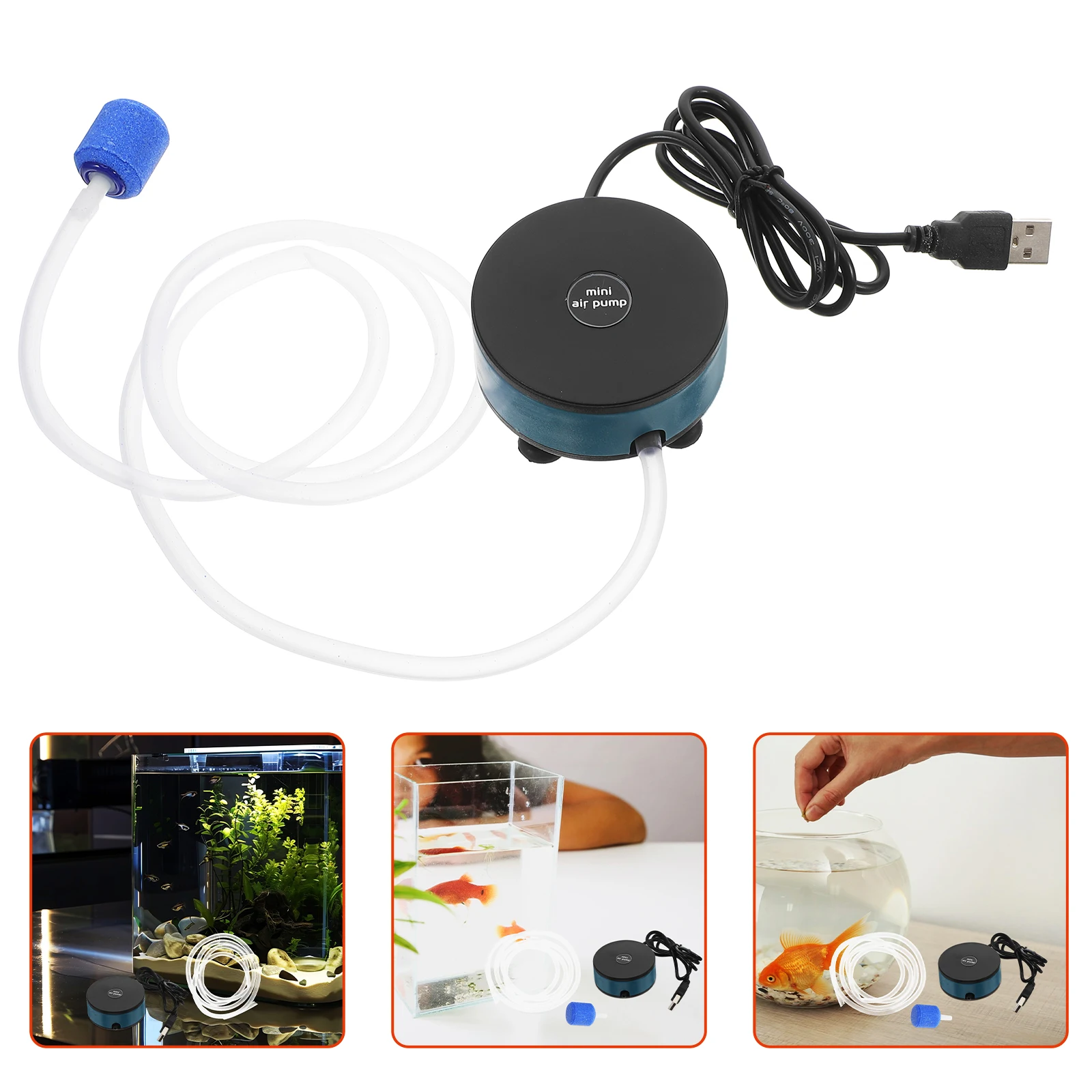 

Fish Tank Oxygenator Aquarium Accessories Aerator for Oxygenation Equipment Air Pump