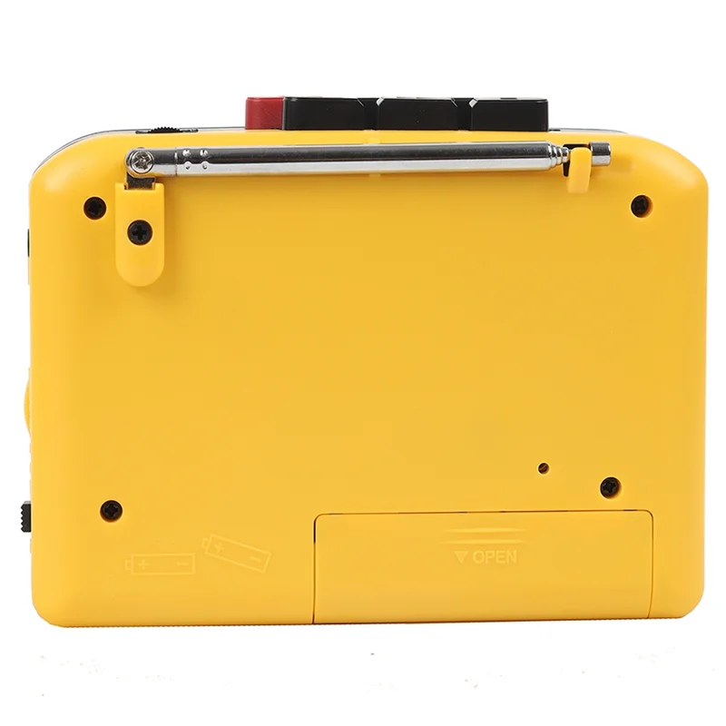 DIGIT-Loudspeaker Support Portable AM/FM Radio Cassette Music Tape Player Broadcast Radio Tape Recorder With 3.5Mm Headphone Jac