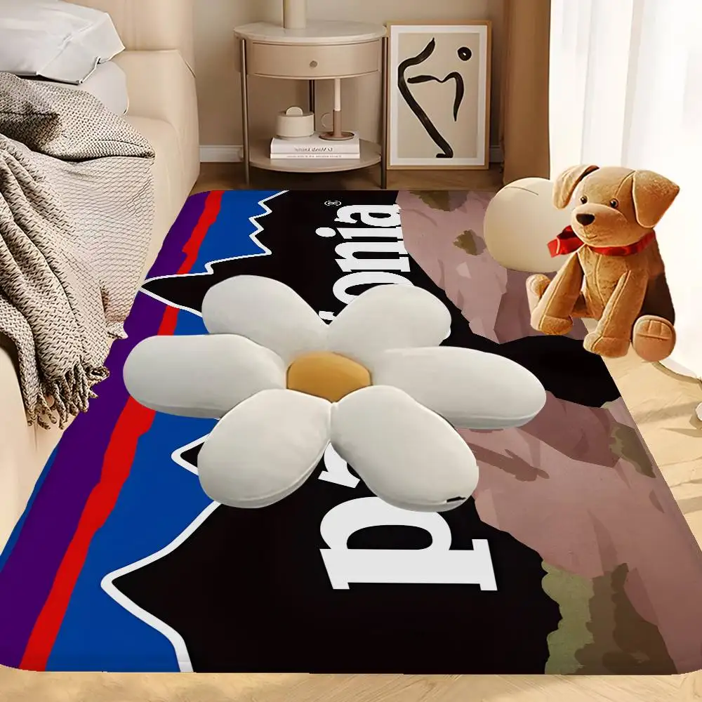 Alfombra de cabecera P-Patagonias, tapete de baño antideslizante, absorbente de agua, cojín largo, alfombra de dormitorio, felpudo de bienvenida