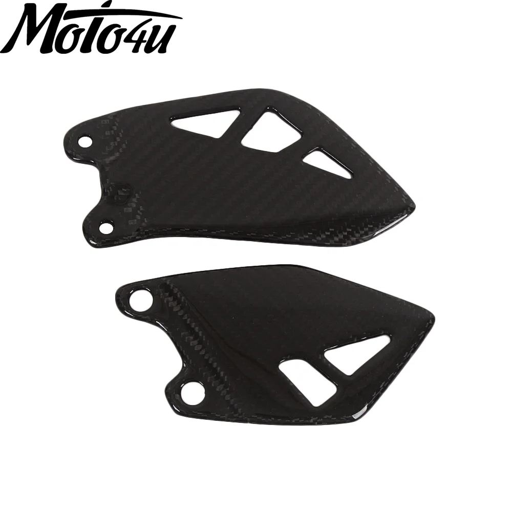 

MOTO4U For Kawasaki ZX10R ZX-10R 2021 2021 2023 Carbon Fiber Rearset Foot Peg Mount Heel Guard Plates Cowling