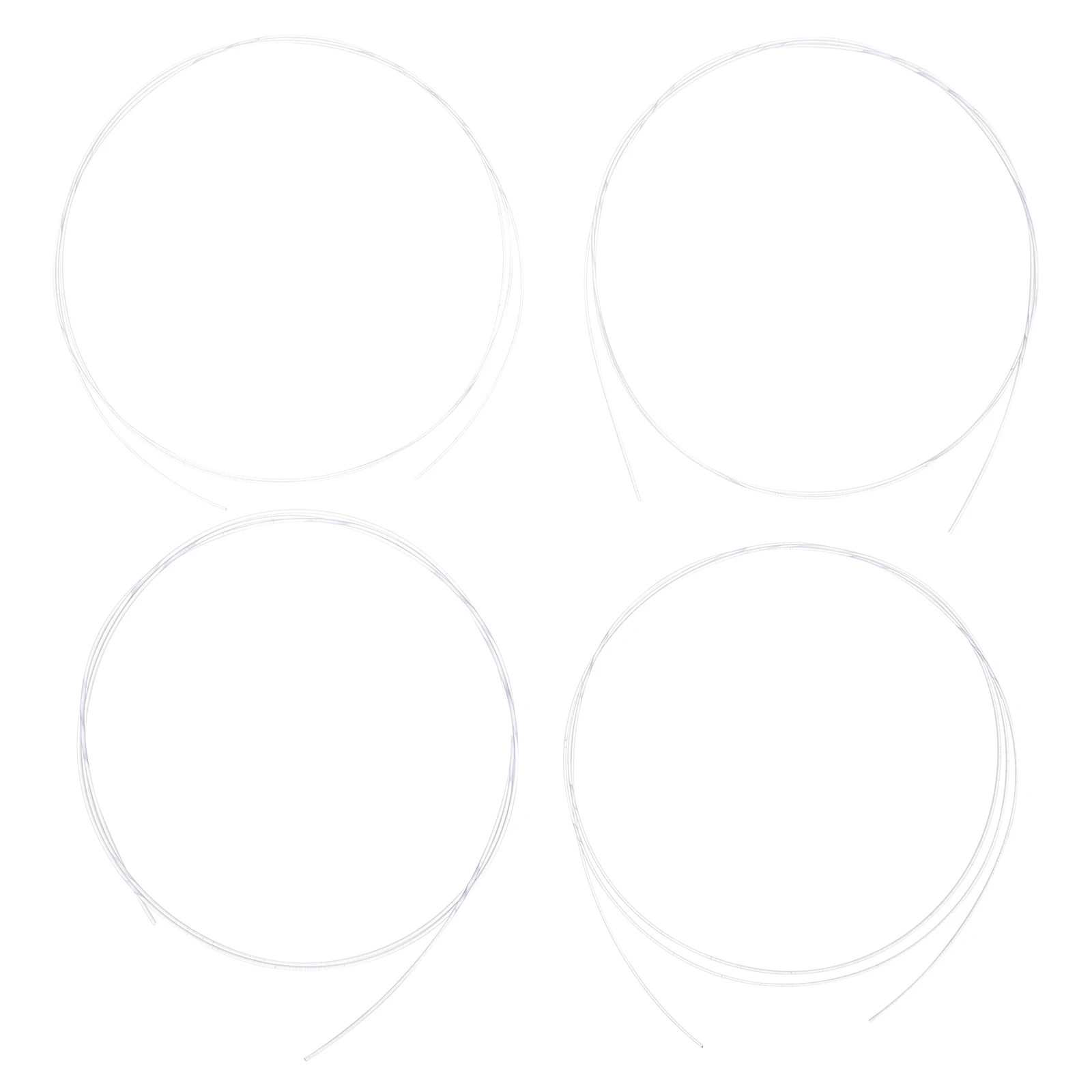 

Premium Nylon Set White Light Durable Long Lasting Clear Sound Tuning Stability Replacement Concert Ukulele String Parts