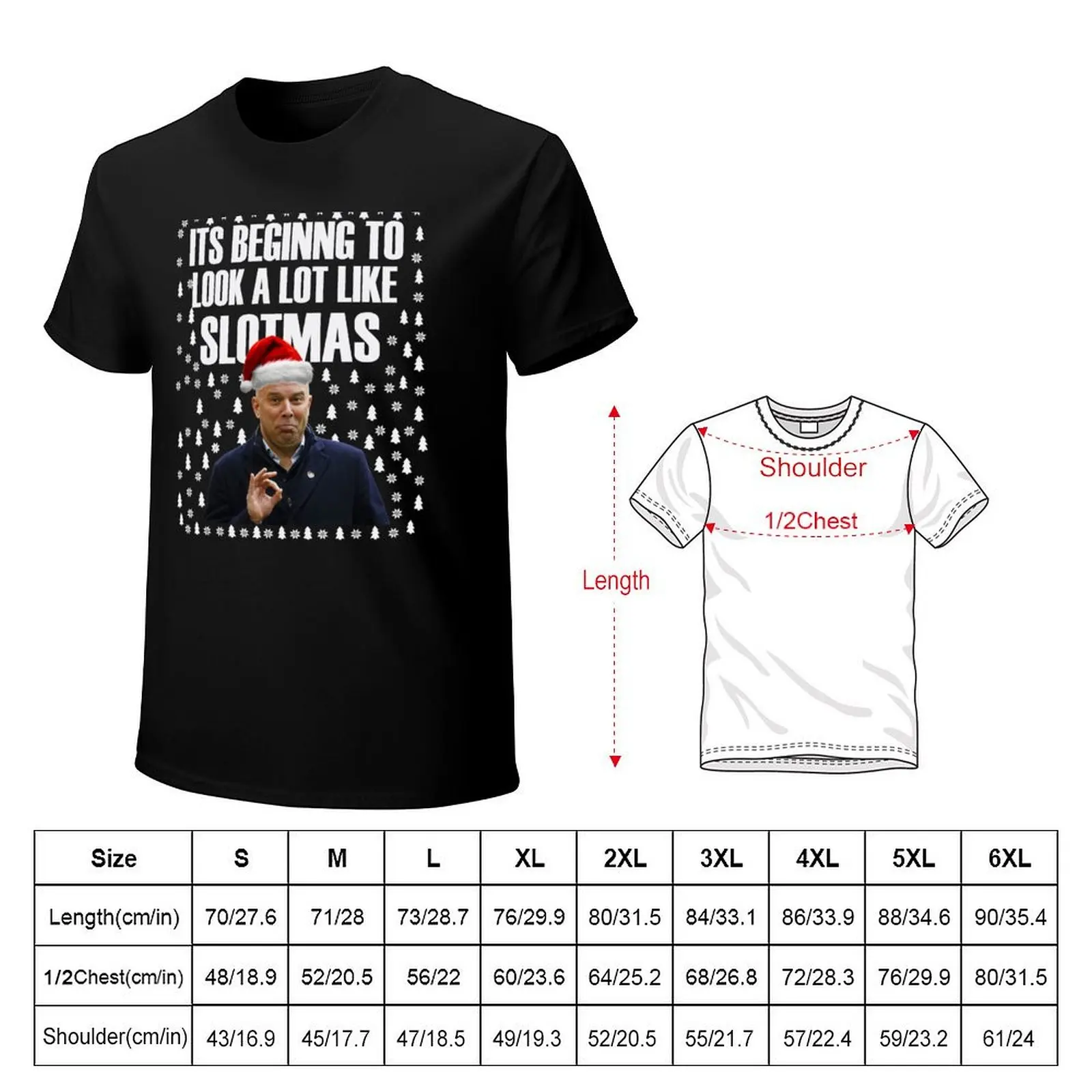 Arne Slot Christmas T-Shirt Streetwear Print Tee Shirt