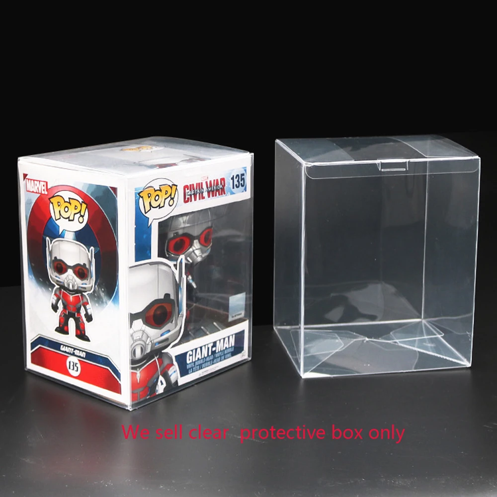 6 inch Transparent Display  PET  plastic cover For Funko pop  Limited Edition storage box