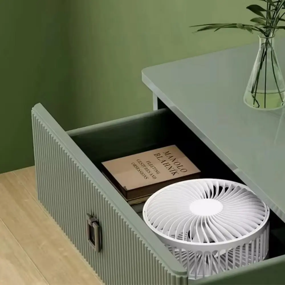 

3600mAh/1800mAh USB Desk Fan 4 Speed Adjustable Quiet Operation Desktop Table Fan Foldable Oscillating Mini USB Fan Dormitory