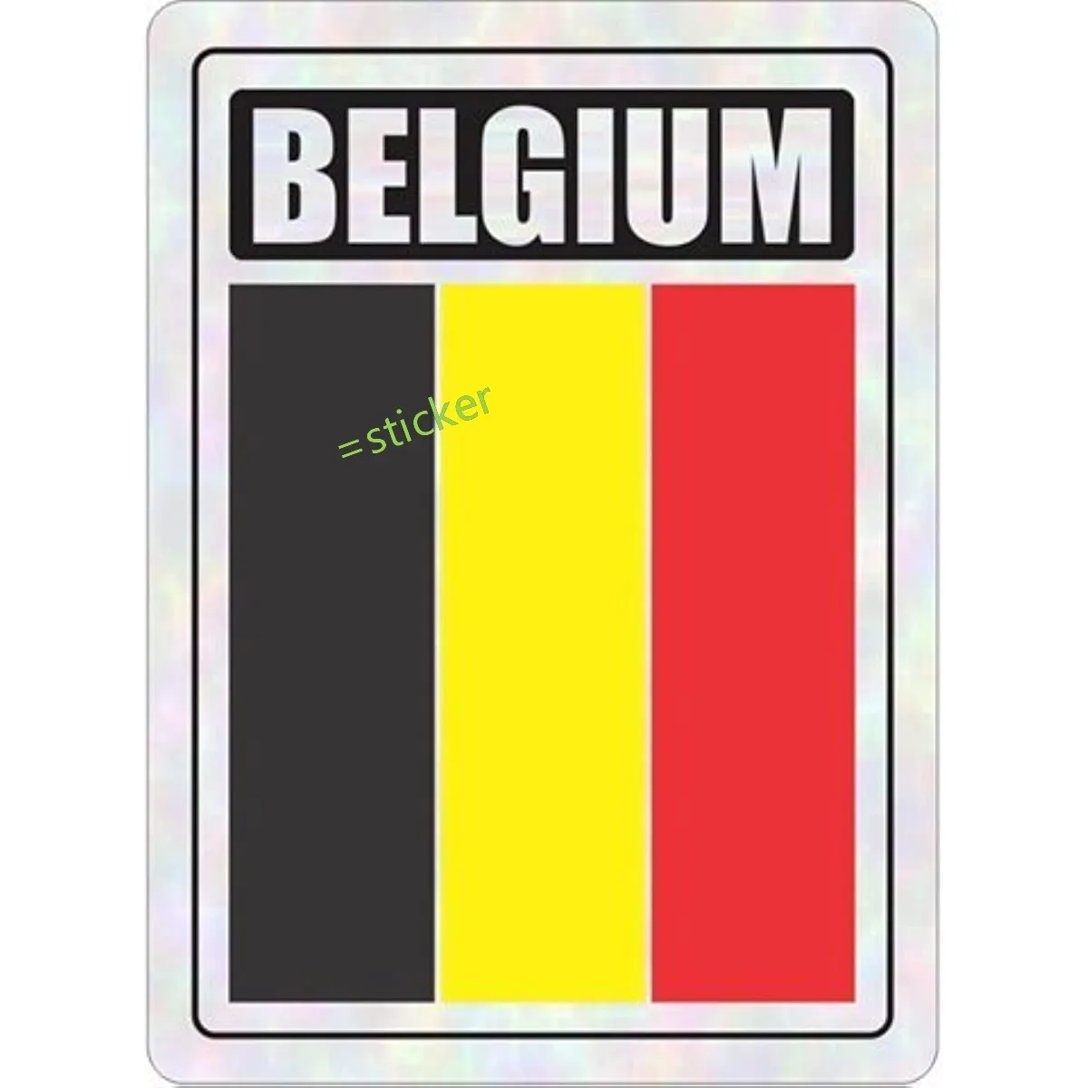 

Belgium Car Stickercool Decal For Laptop Window Bumper Pvc Car Accessories Windshield Trunk Decal Decor