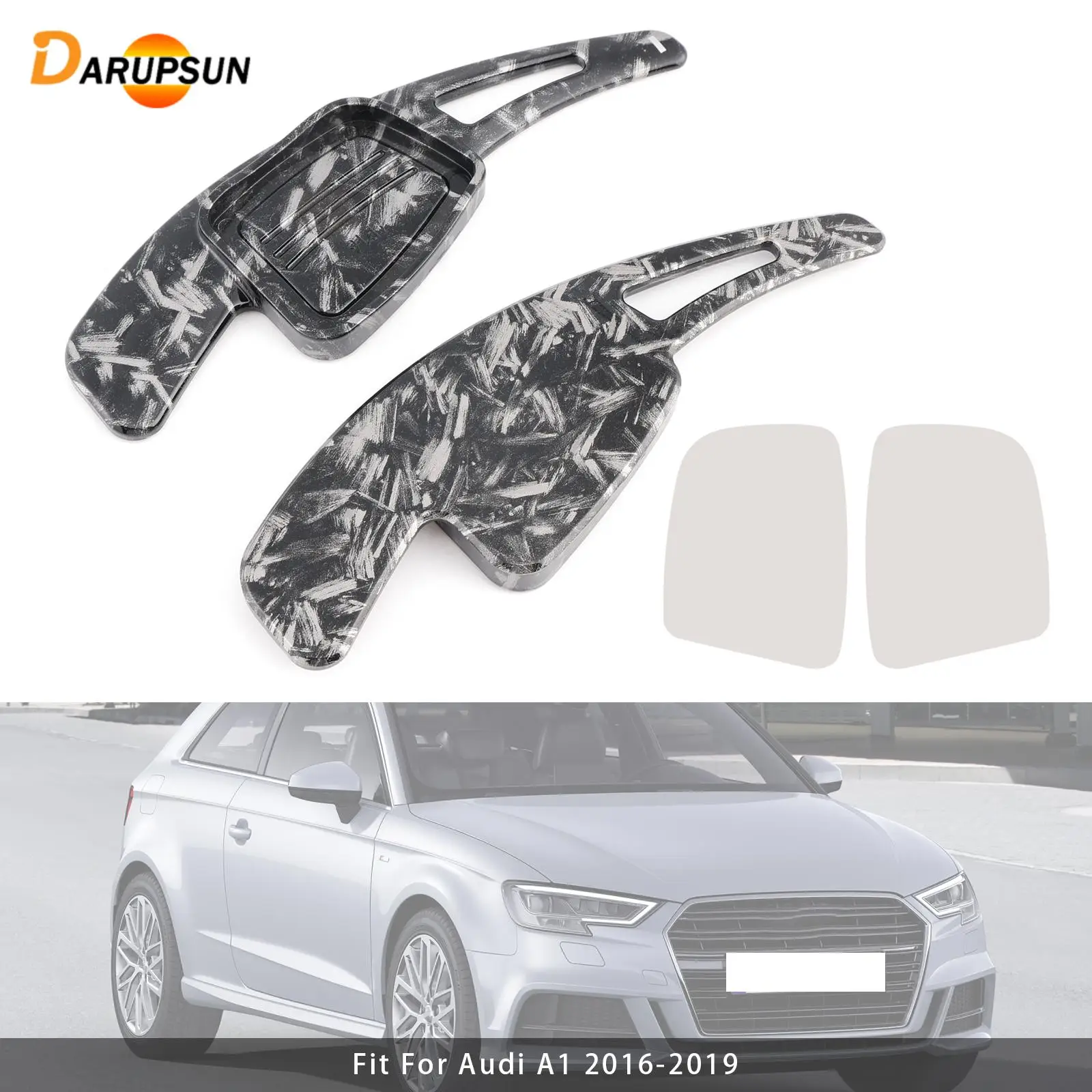 Darupsun Steering Wheel Paddle Shifter Extension for Audi Q3 Q5 Q7 S3 S4