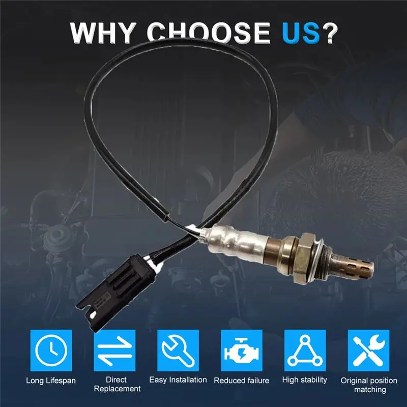 New For BMW F650GS F800GS F800GT F800R F800S F800ST K1200GT K1200R K1200S K1300GT Compatible 11787672785 Lambda Oxygen Sensor