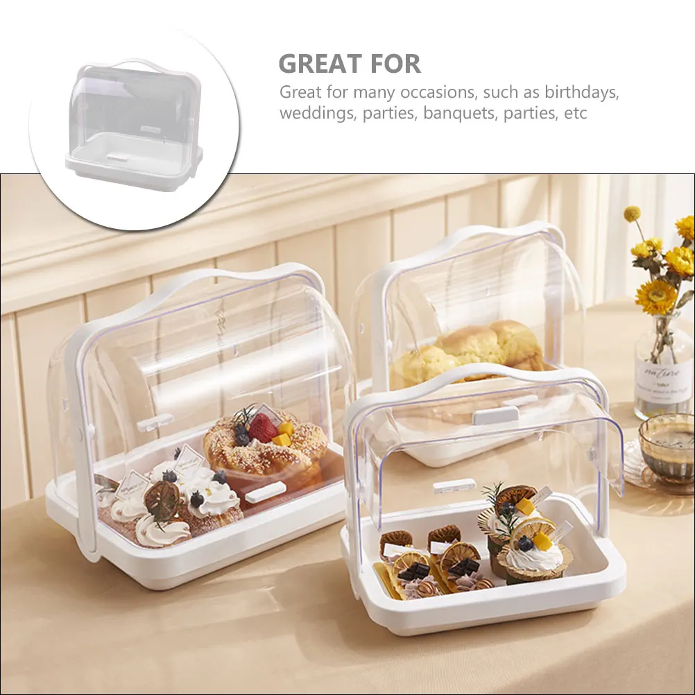 

Пылезащитный ящик для хранения, витрина для десерта, столешница, контейнер для хлеба, хлебобулочных изделий, контейнеры для еды