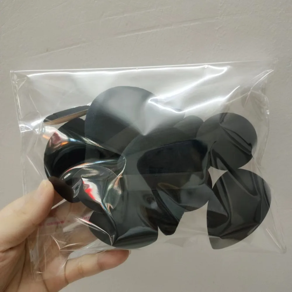 Ensemble d'éponges de maquillage noires sans Latex, 10 pièces, bouffantes d'œufs douces à double usage humide et sec pour poudre de crème liquide, tous Types de peau, mélangeur