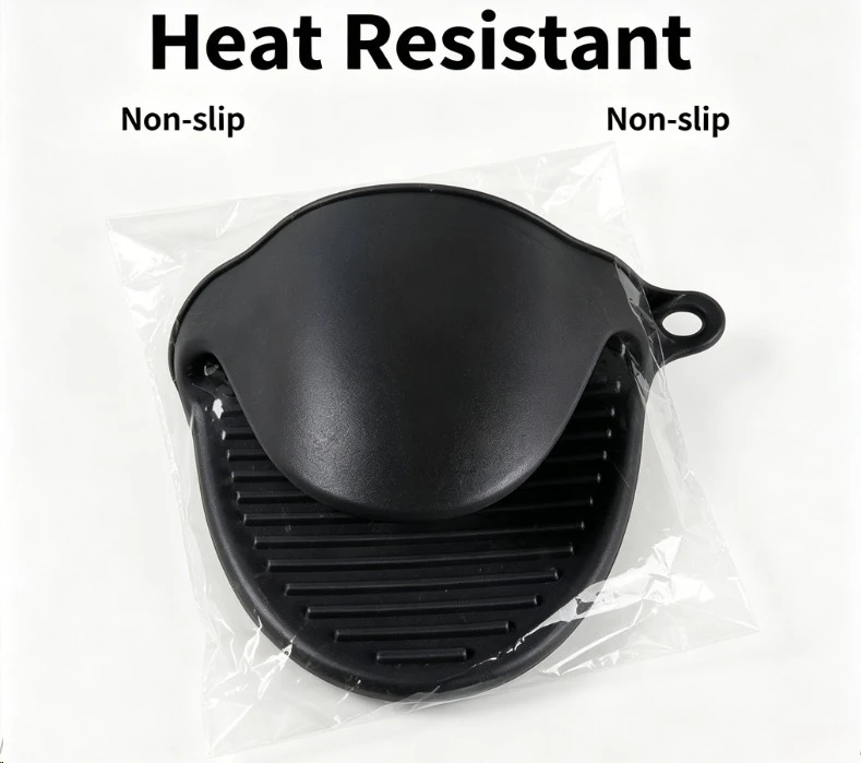 Oven Mitts Silicone Heat Resistant Pinch Mitts Anti Scalding Non Slip Gloves Clips Pot Holder Cooking Baking Oven Mitts