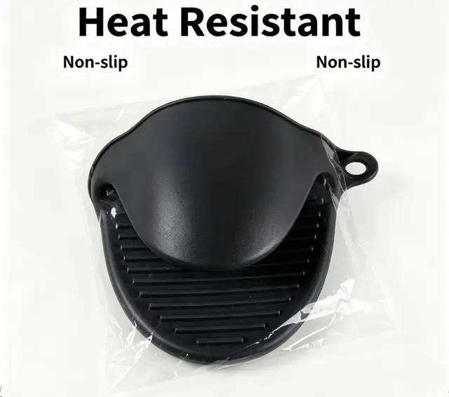 1pc Oven Mitt Silicone Heat-resistant Gloves Anti-scald and Non-slip