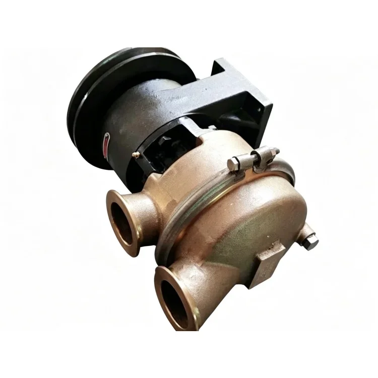 Pulley Driven High Flow 3655857 Sea Water Pump Long Service Life for Off Shore Marine Working Condition Construction Machinery